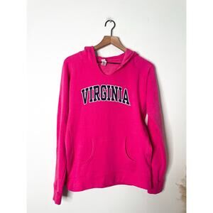 3/$20 ⭐️ Virginia State Hoodie Sweatshirt Large Pink V Neck Casual Barbiecore